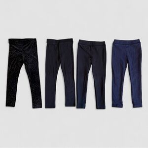 Crewcuts Girls Leggings Bundle, 4-5 Years, 4 Pairs of Leggings